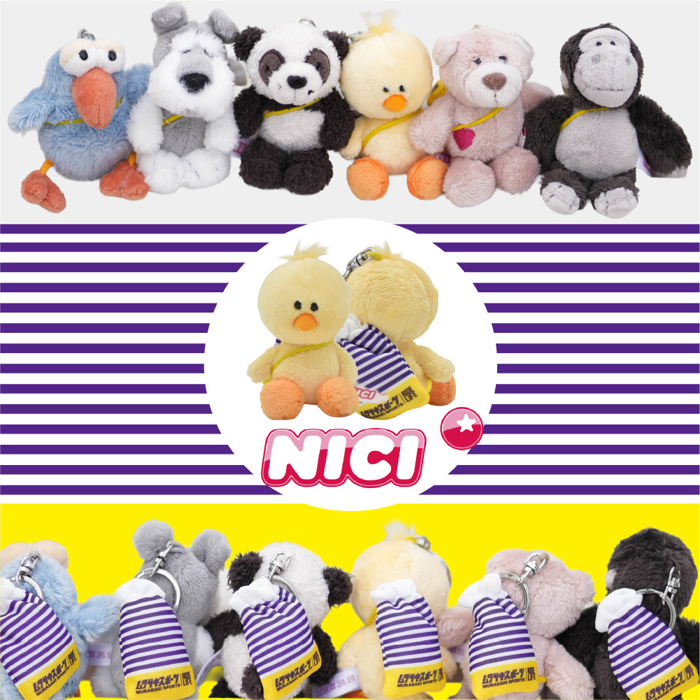 ニキ nici（ニキ） フィギュア ぬいぐるみ ”NICI x TOY MACHINE x MORTAR
